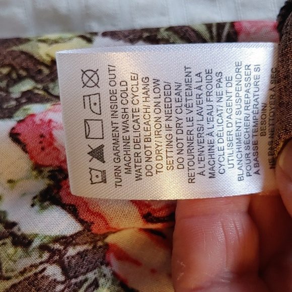 💚NWT Women's Ardene Black Floral Kimono - Picture 7 of 7